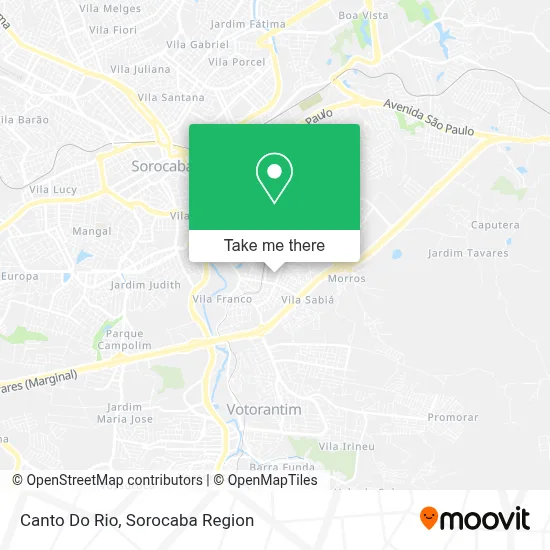 Canto Do Rio map