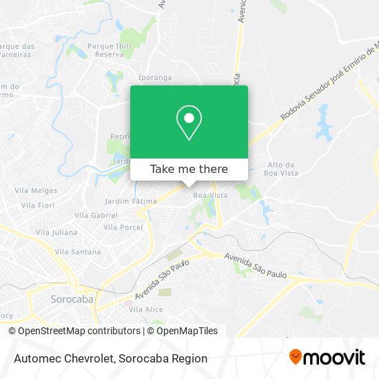 Automec Chevrolet map