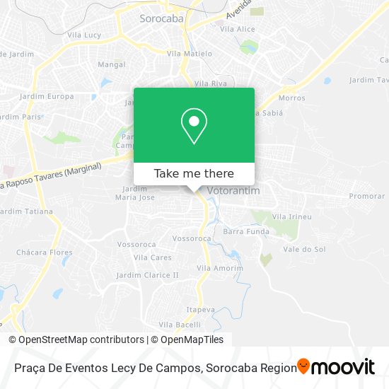 Mapa Praça De Eventos Lecy De Campos