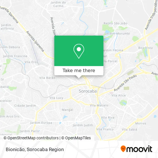 Bionicão map