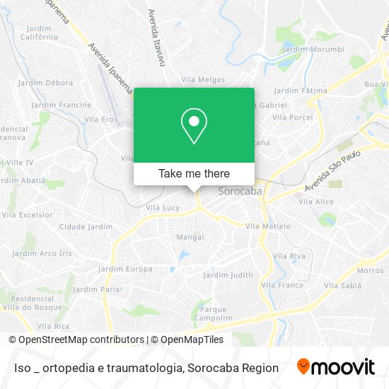 Iso _ ortopedia e traumatologia map