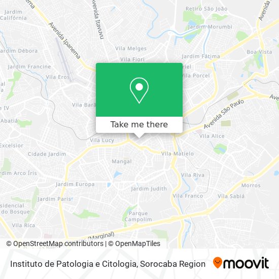 Instituto de Patologia e Citologia map