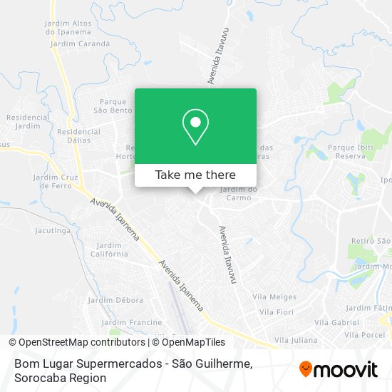 Bom Lugar Supermercados - São Guilherme map