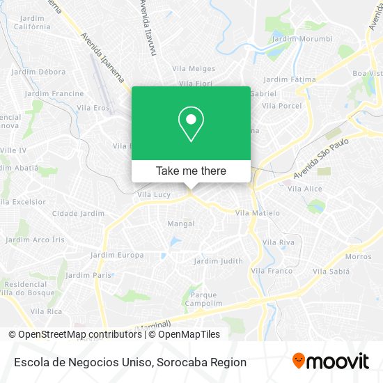 Escola de Negocios Uniso map