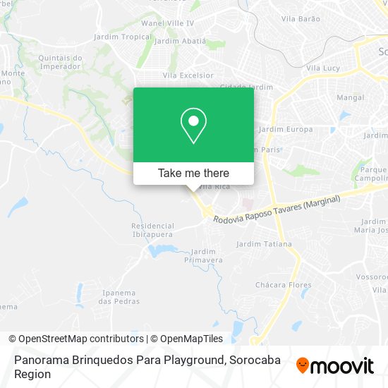 Panorama Brinquedos Para Playground map