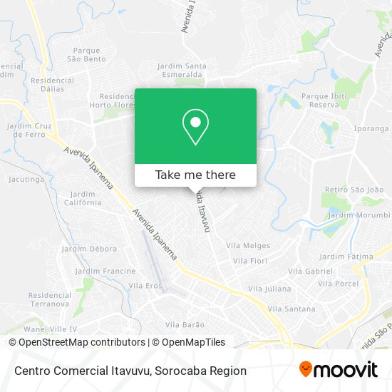 Centro Comercial Itavuvu map