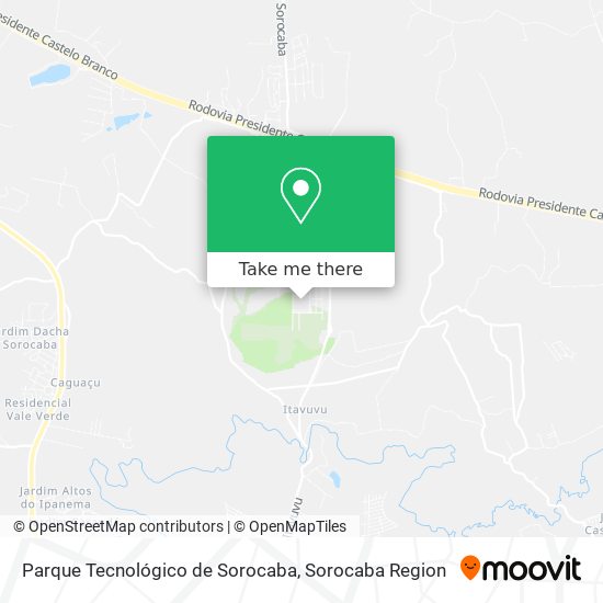 Parque Tecnológico de Sorocaba map