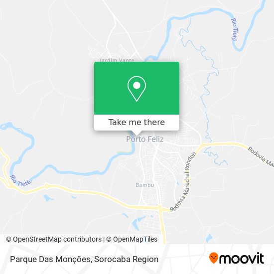 Parque Das Monções map