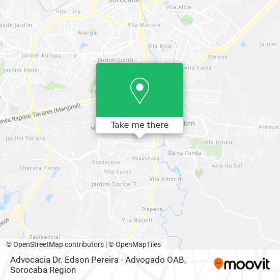 Mapa Advocacia Dr. Edson Pereira - Advogado OAB