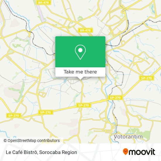 Le Café Bistrô map