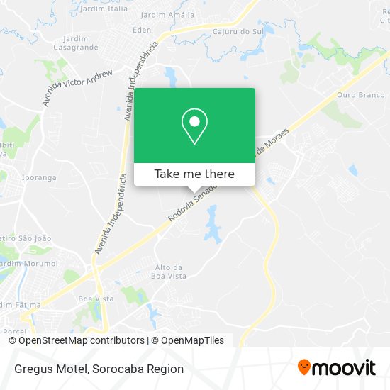 Gregus Motel map
