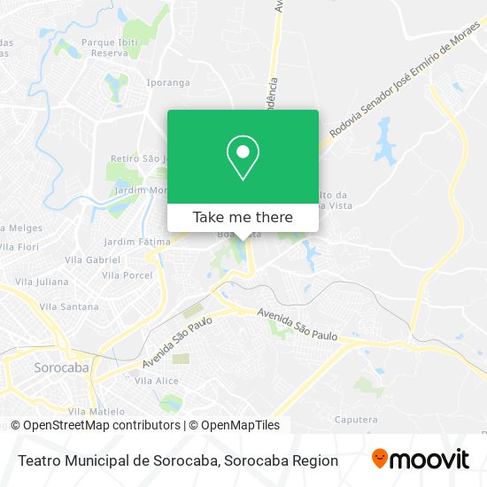 Teatro Municipal de Sorocaba map