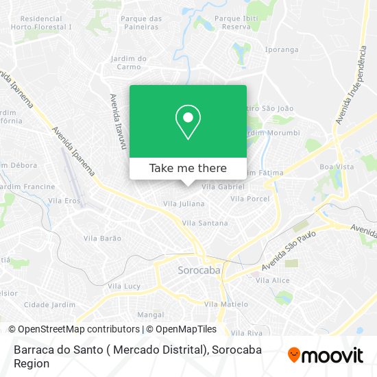 Barraca do Santo ( Mercado Distrital) map