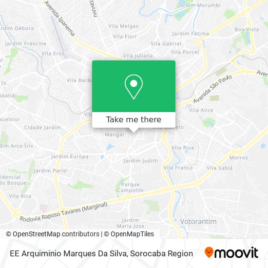 EE Arquiminio Marques Da Silva map