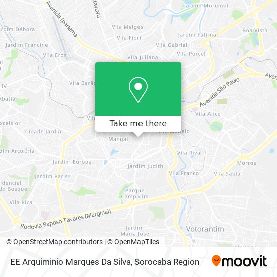 EE Arquiminio Marques Da Silva map