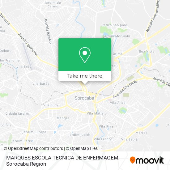 MARQUES ESCOLA TECNICA DE ENFERMAGEM map