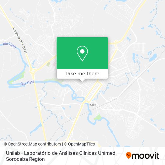 Mapa Unilab - Laboratório de Análises Clínicas Unimed
