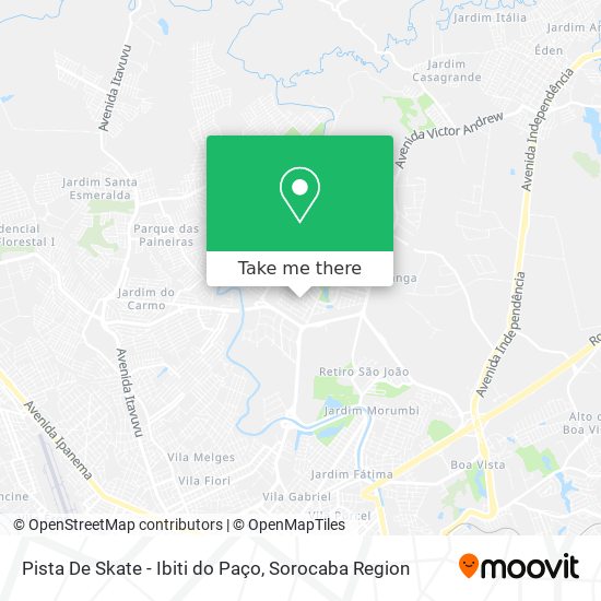 Pista De Skate - Ibiti do Paço map