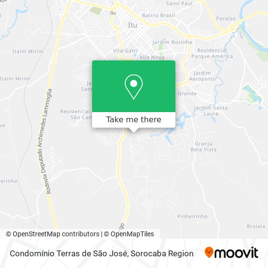 Condomínio Terras de São José map