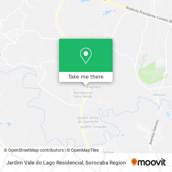 Jardim Vale do Lago Residencial map