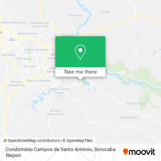 Condomínio Campos de Santo Antônio map