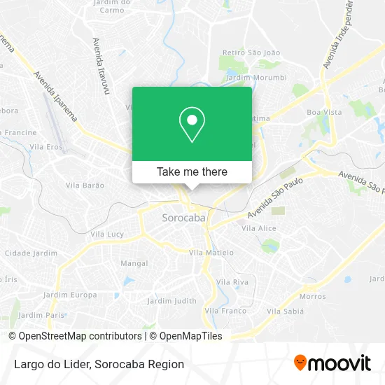 Largo do Lider map