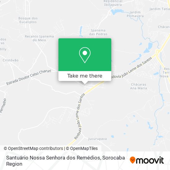 Santuário Nossa Senhora dos Remédios map