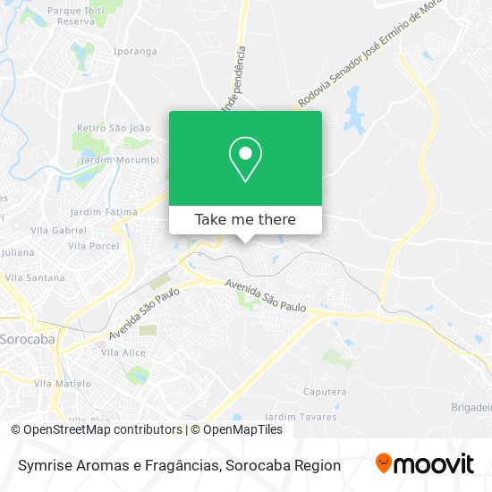 Symrise Aromas e Fragâncias map