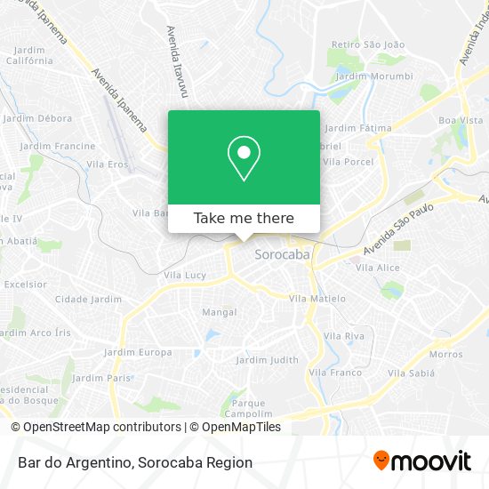 Bar do Argentino map