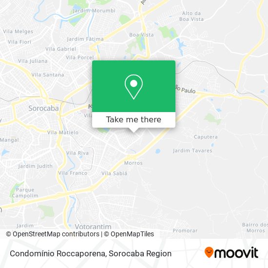 Condomínio Roccaporena map