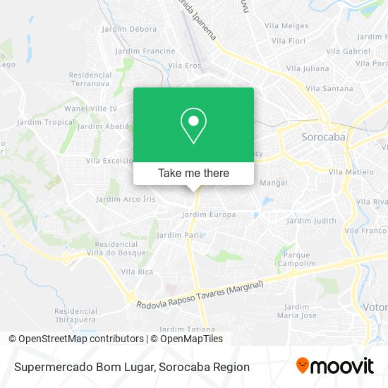 Supermercado Bom Lugar map