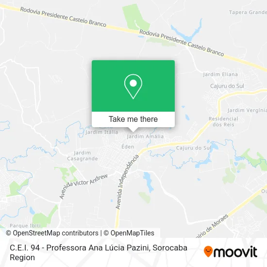 C.E.I. 94 - Professora Ana Lúcia Pazini map