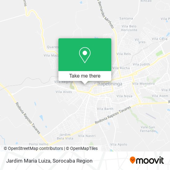 Jardim Maria Luiza map