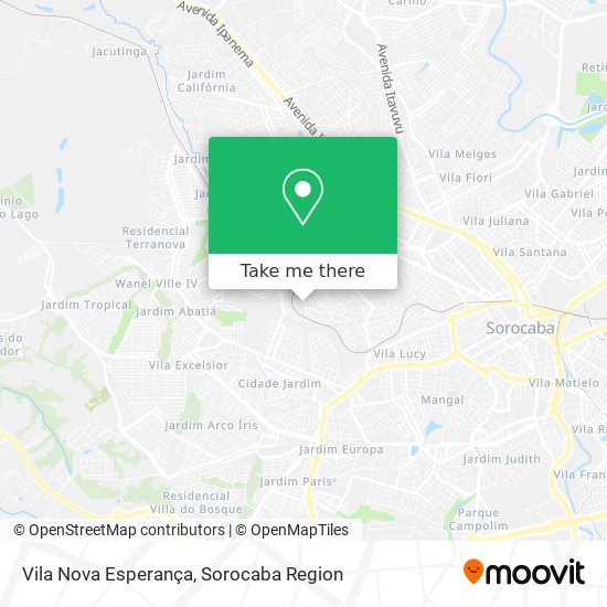 Vila Nova Esperança map
