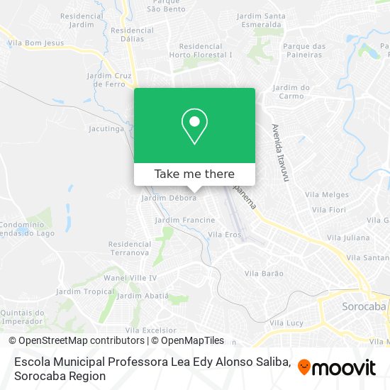 Escola Municipal Professora Lea Edy Alonso Saliba map