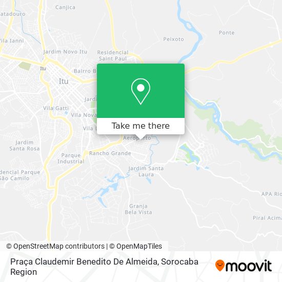 Mapa Praça Claudemir Benedito De Almeida