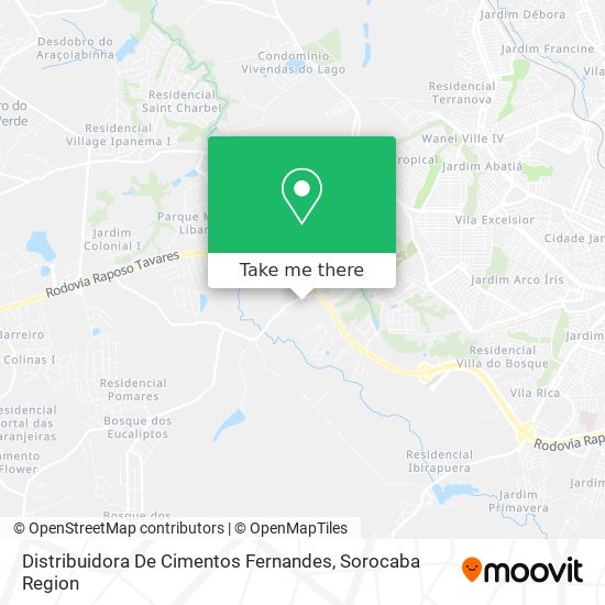 Distribuidora De Cimentos Fernandes map