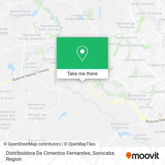 Distribuidora De Cimentos Fernandes map