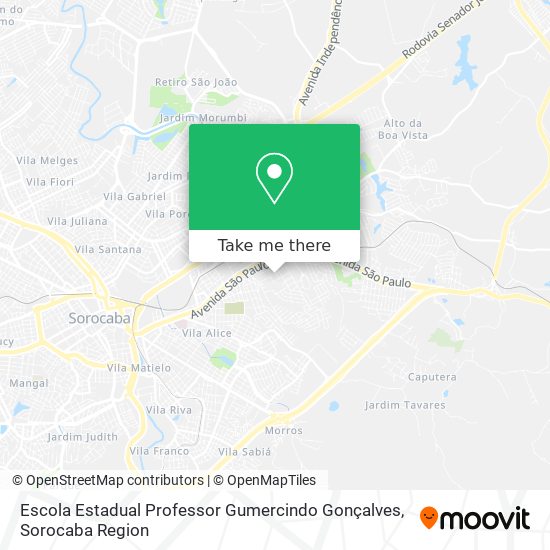 Escola Estadual Professor Gumercindo Gonçalves map