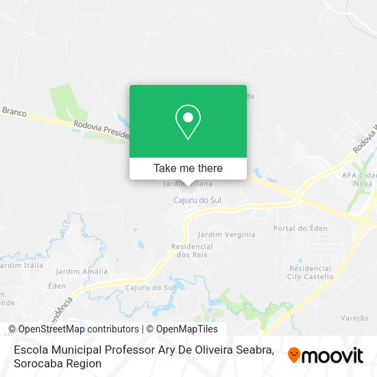 Escola Municipal Professor Ary De Oliveira Seabra map