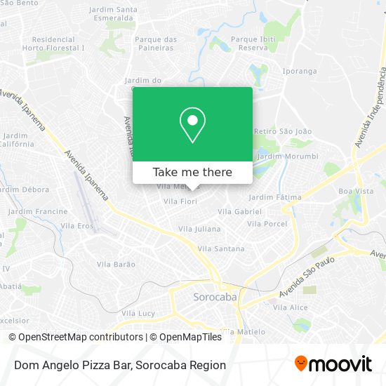 Dom Angelo Pizza Bar map