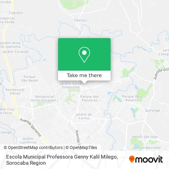 Escola Municipal Professora Genny Kalil Milego map