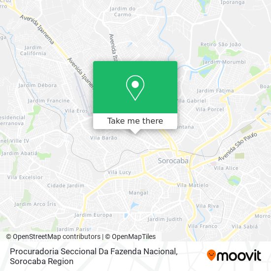 Procuradoria Seccional Da Fazenda Nacional map