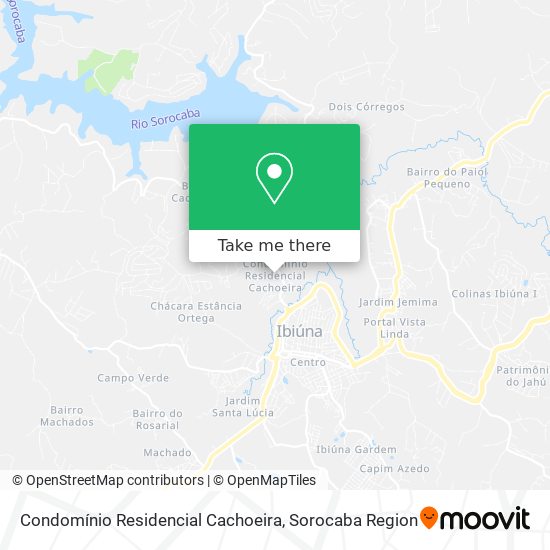 Condomínio Residencial Cachoeira map