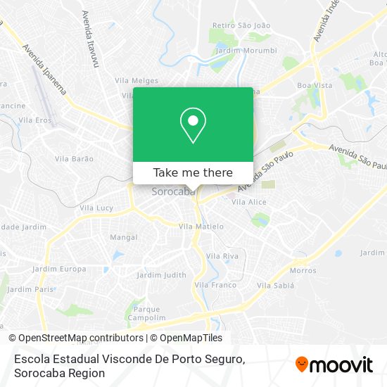 Escola Estadual Visconde De Porto Seguro map