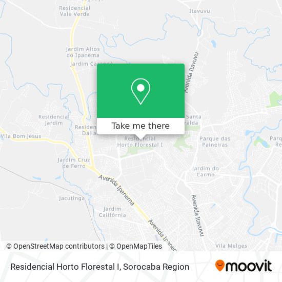 Residencial Horto Florestal I map