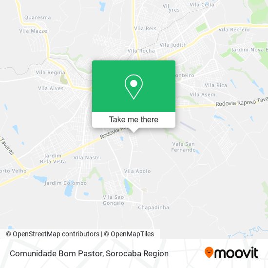 Comunidade Bom Pastor map