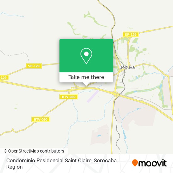 Condomínio Residencial Saint Claire map