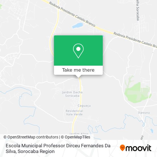 Mapa Escola Municipal Professor Dirceu Fernandes Da Silva