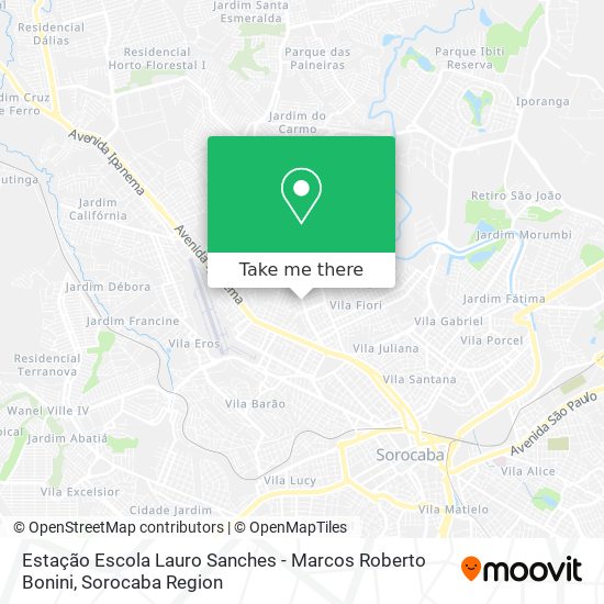 Estação Escola Lauro Sanches - Marcos Roberto Bonini map